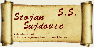 Stojan Šujdović vizit kartica